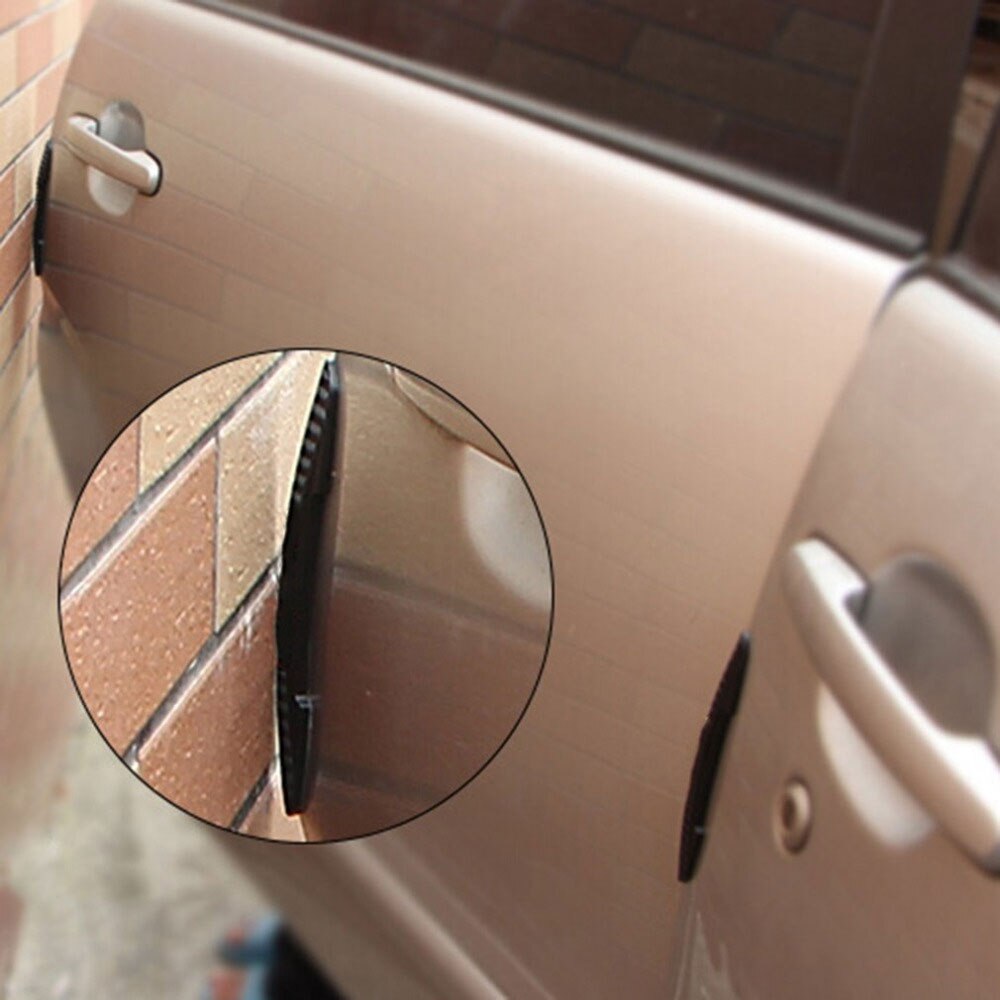 4Pcs/Set Car Door Edge Guards Anti-Collision Sticker Edge Bar Crash-Proof Anti-Scratch Car Protector