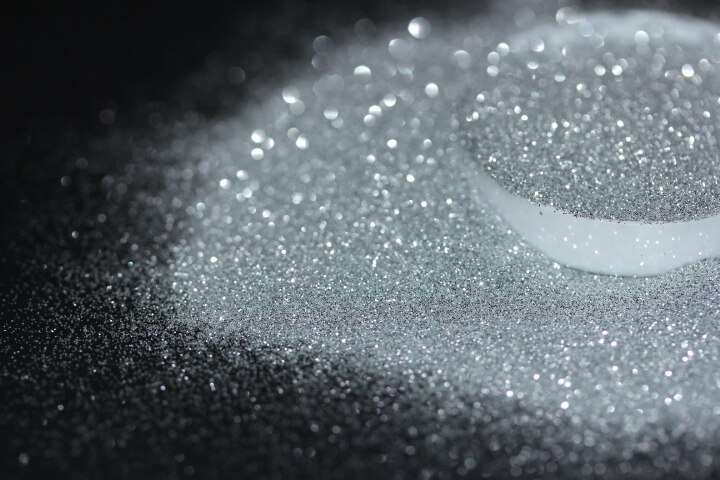 ULTRA FIJNE 004 0.1mm zilveren make-up oogschaduw glitter loose fijne glitter dust
