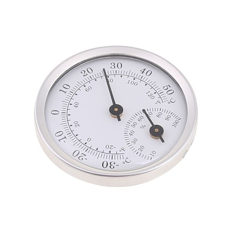 Wall Mounted Temperature Humidity Meter Thermometer & Hygrometer For Sauna Room Household