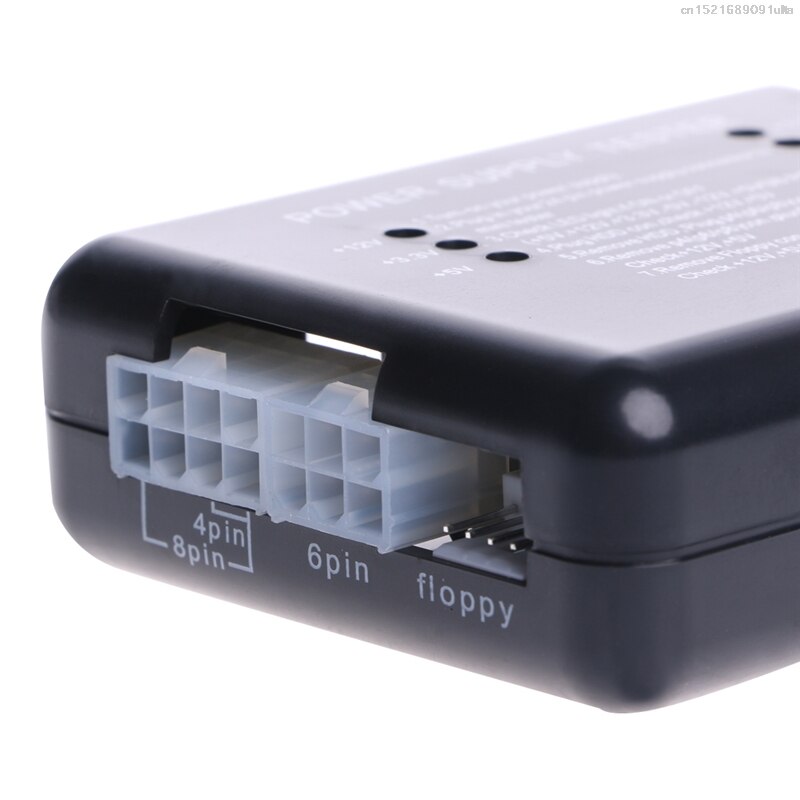 Pc 20/24- stifts psu atx sata hd strömförsörjningstestare saus blå