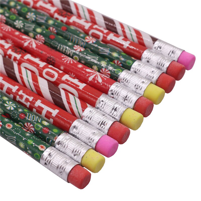 5 Pcs Hb Potlood Student Tekening Potlood Gum Potlood Kerstcadeau Briefpapier Schets Potlood Schilderij Kerstcadeau