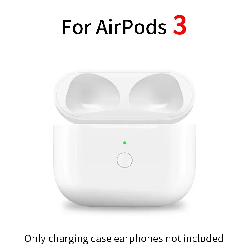 Bluetooth Headphone Wireless Charging Case For AirPods Pro 1 2 3 Charger Box Charging Compartment Replacement For AirPods 1&2: Blue