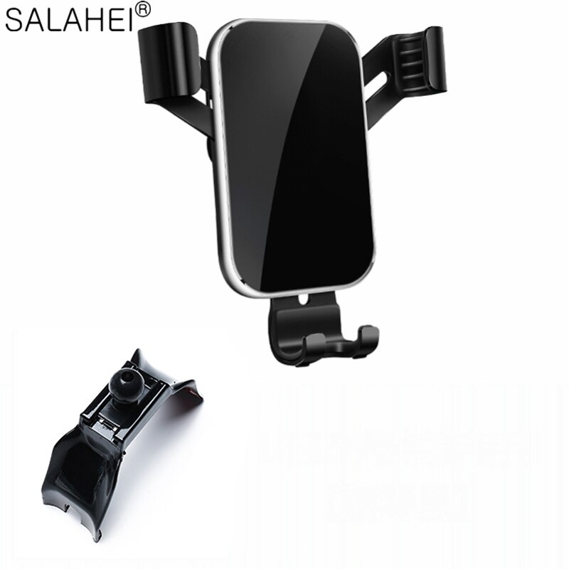 Support de téléphone de voiture, pour Mercedes Benz GLB GLA B classe , Type à pression, GPS, gravité, pour Smartphone, accessoires,: black