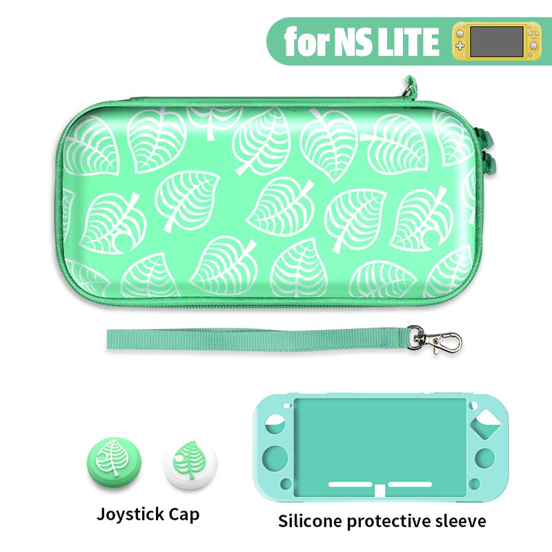 DATA FROG Animal Crossing Portable Travel Carrying Case For Nintendo Switch/Lite Console Storage Bag For NS Lite Accessories: For Switch Lite  04