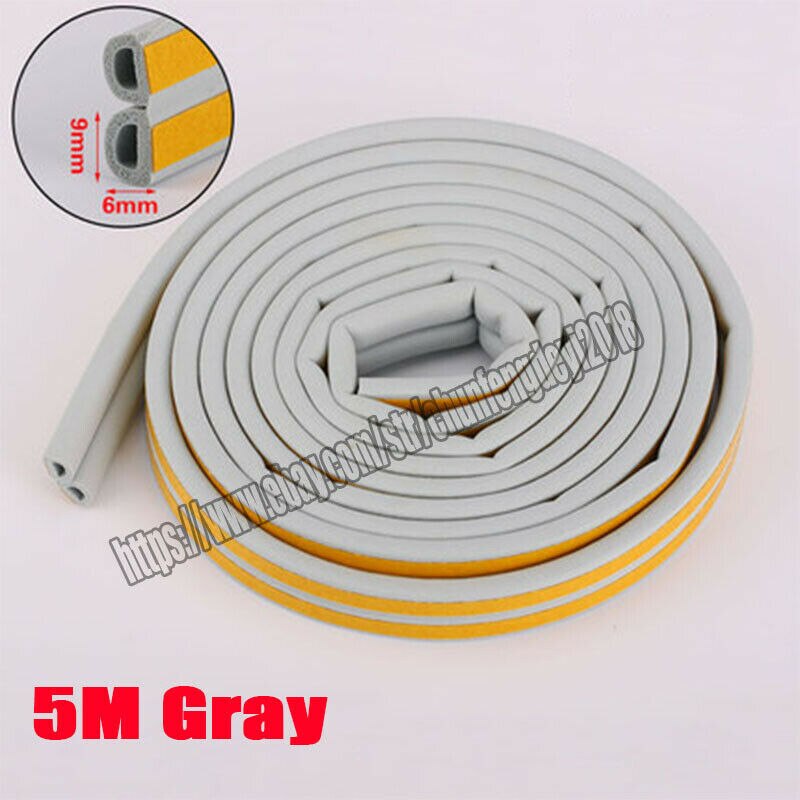 5M D Grijs Autodeur Venster Trim Edge Moulding Rubber Afdichting Seal Strip