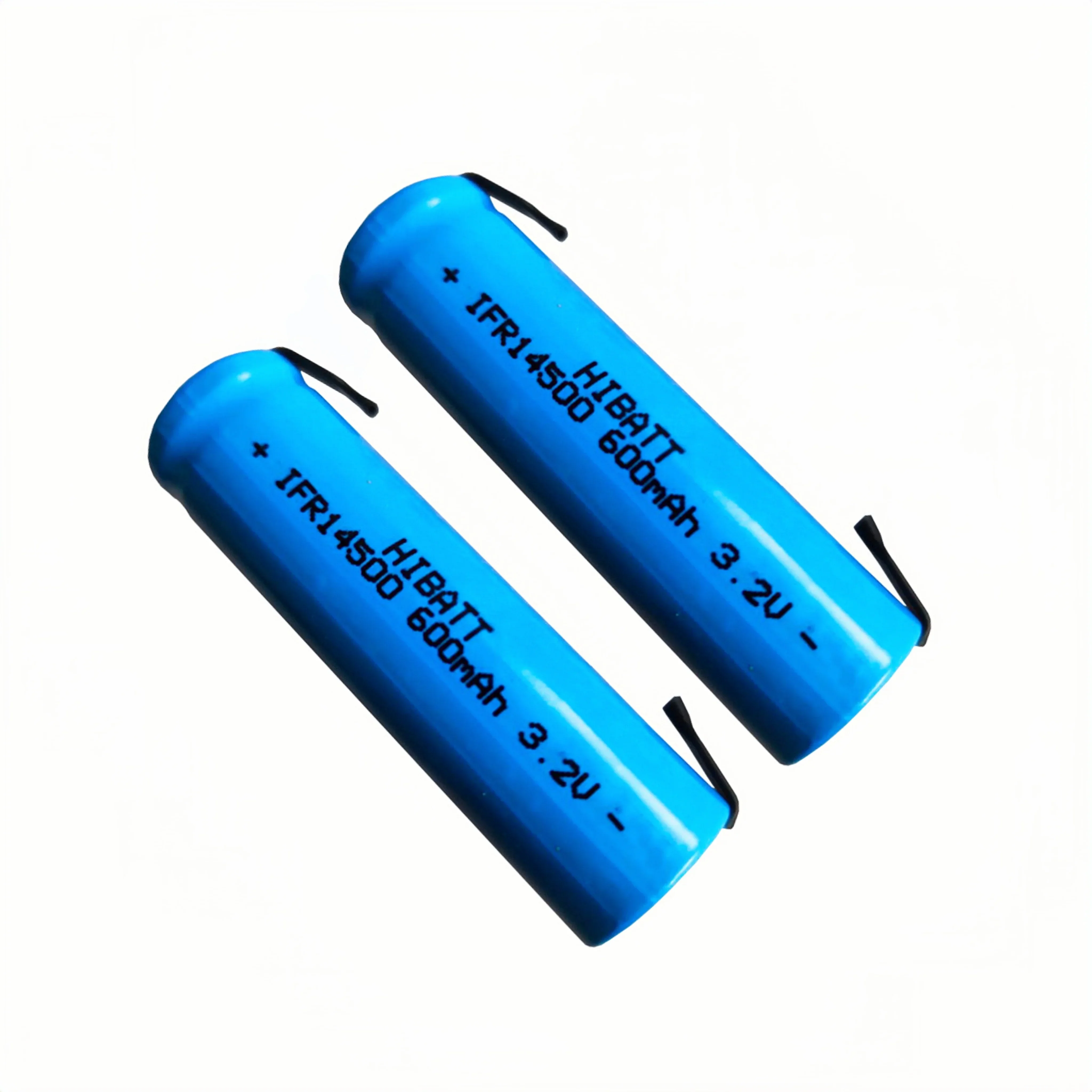 14500 LiFePO4-Akku 3,2 V 600 mAh mit Lötfahnen für Türklingel, Rasierer, Radio, Maus, elektrische Zahnbürste, Taschenlampe, Mikrofon, Spielzeug