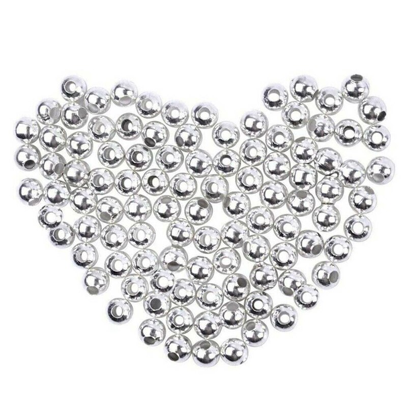 100Pcs Sieraden Maken Kralen Diy Benodigdheden Ronde Ballen Sieraden Maken Bevindingen Voor Maken Prachtige Armbanden Accessoires