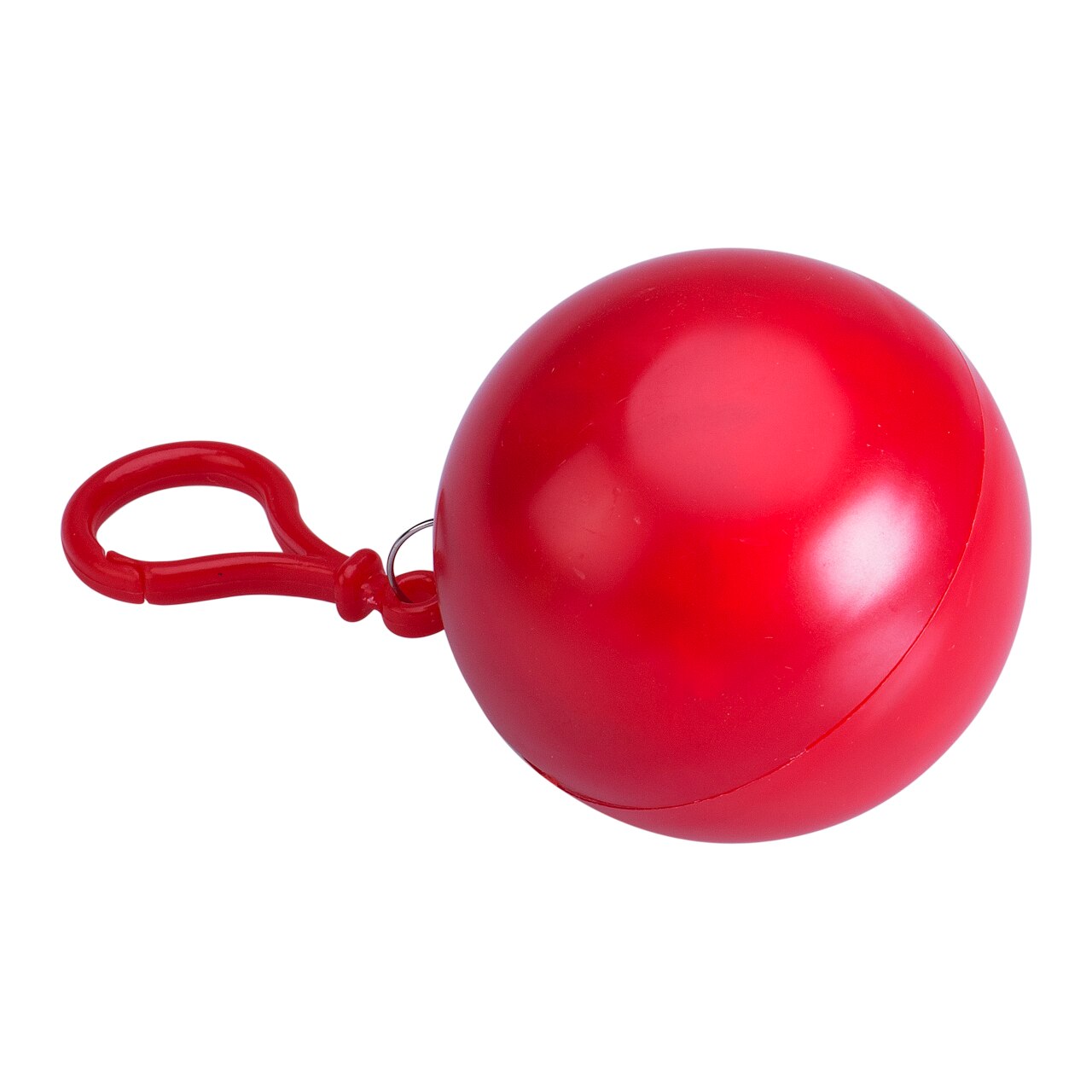 1x PVC Wegwerp Regenjas Unisex Regenjas Wegwerp Regenjas Poncho Regenkleding W/Sleutelhanger Bal Praktische Regenjassen: Rood