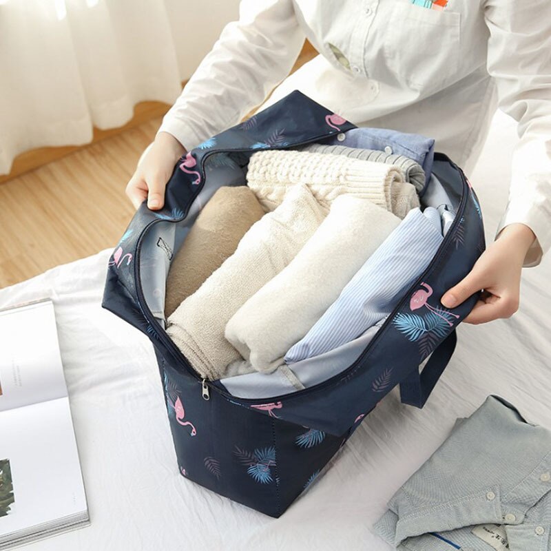 Nylon Foldable Travel Bags Unisex Large Capacity Bag Luggage Women WaterProof Handbags Men Travel Bags Clothing Organizer