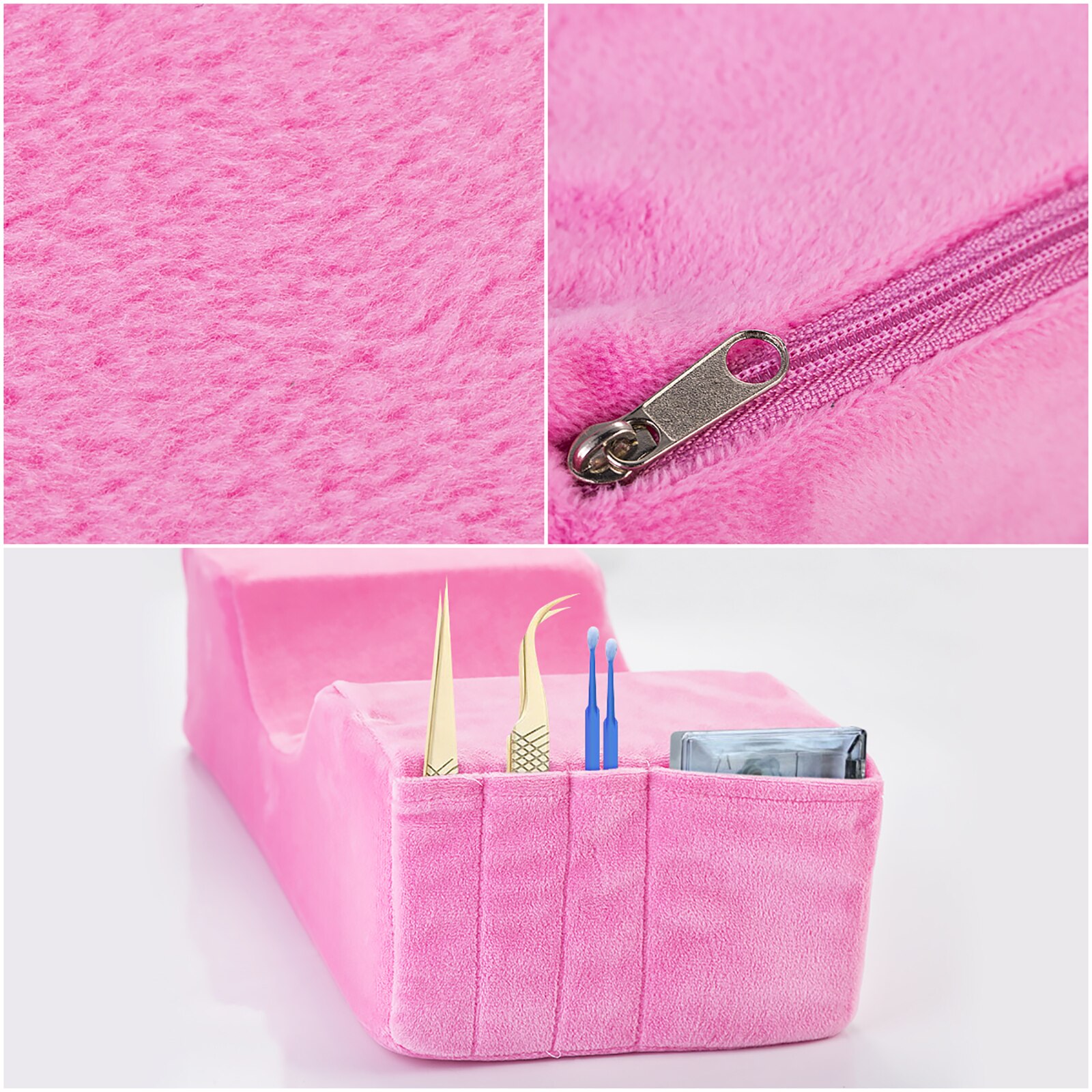 Aankomst Wimper Extension Kussen U-Vorm Ergonomische Curve Stretch Stof Hals Ondersteuning Schoonheidssalon