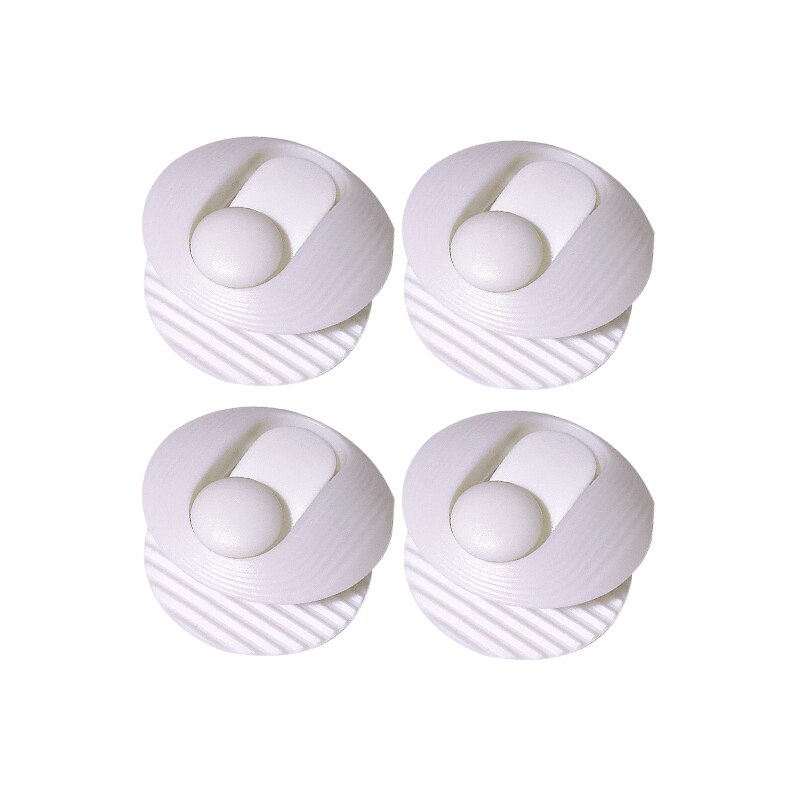 4Pcs Clip Dekens-Sluiting Bed-Cover Magnetische Clip Dekbed-Laken Dekbed Plastic Fixer Kledingstuk-Accessoires antislip Dekbed Klem: White