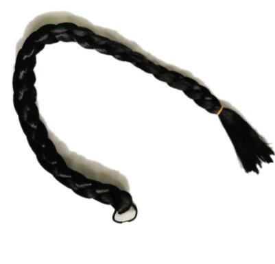 Coiffure de danse indienne, tresse de fleurs pour femmes, accessoires de tournage: B