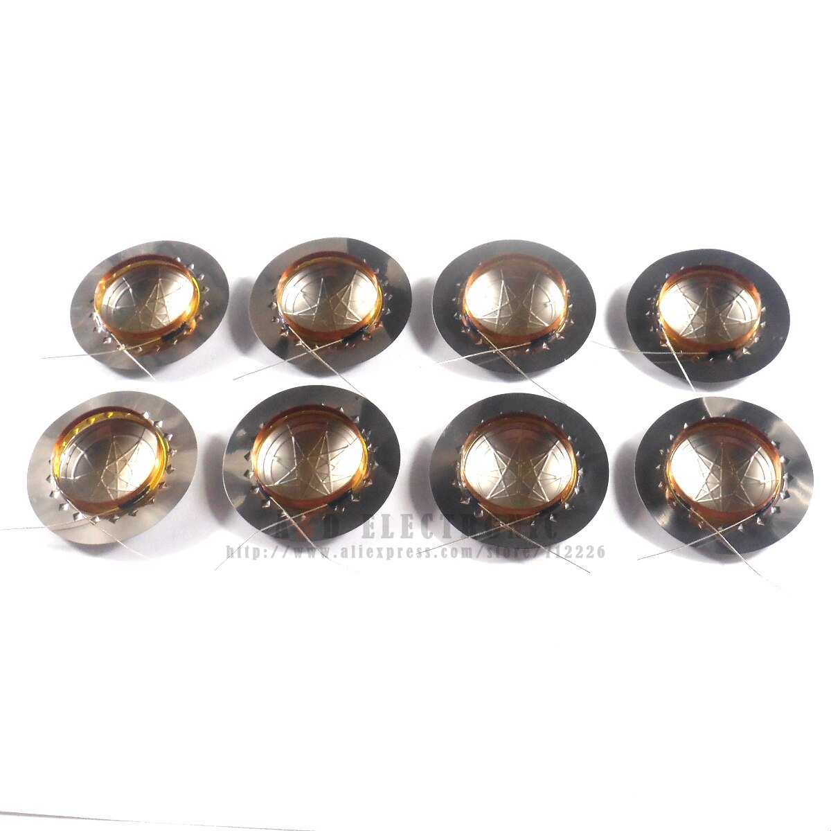 Tweeters de diafragma de cúpula de titanio de 8 ohm, bobina de voz de 25,5mm (25,4mm), 1 pulgada, 10 unids/lote