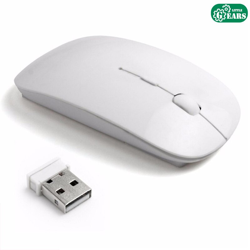 Computer Draadloze Muis Muis Muis Muis Usb 2,4G Super Slim Muis Voor Pc En Laptop