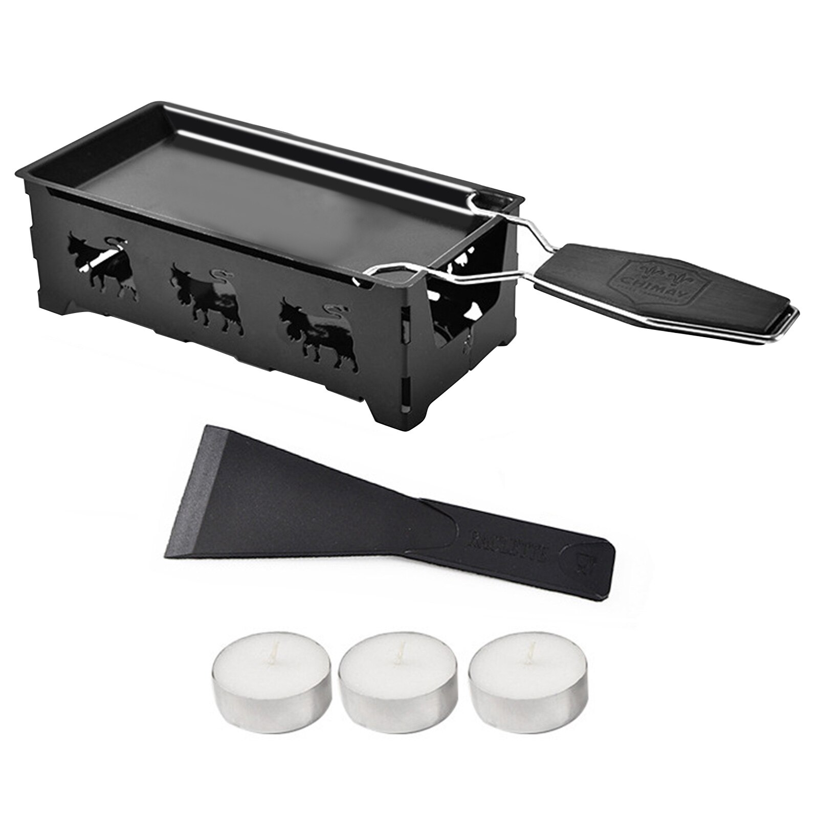 Juego de parrilla antiadherente para queso, Mini tabla de queso para barbacoa, horno, plancha, sartén para Derretir queso suizo: B