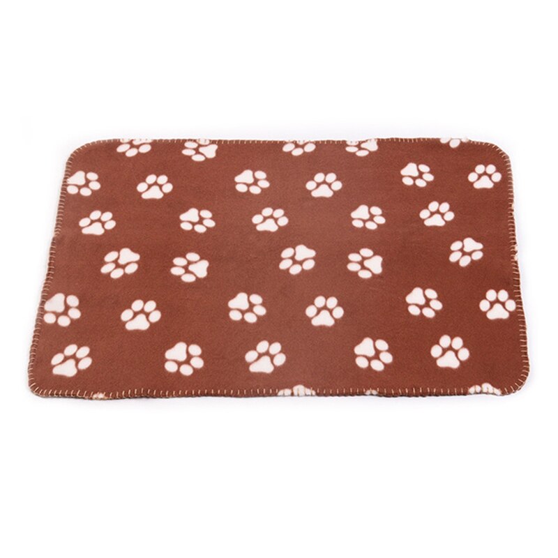 Nette Haustier Hund Handtuch Pfote drucken Katze matt Weiche Decke Für Welpen Hund Bett Decke Vlies Haustier Schlecht Handtücher Warme hund Kissen Honden Badjas