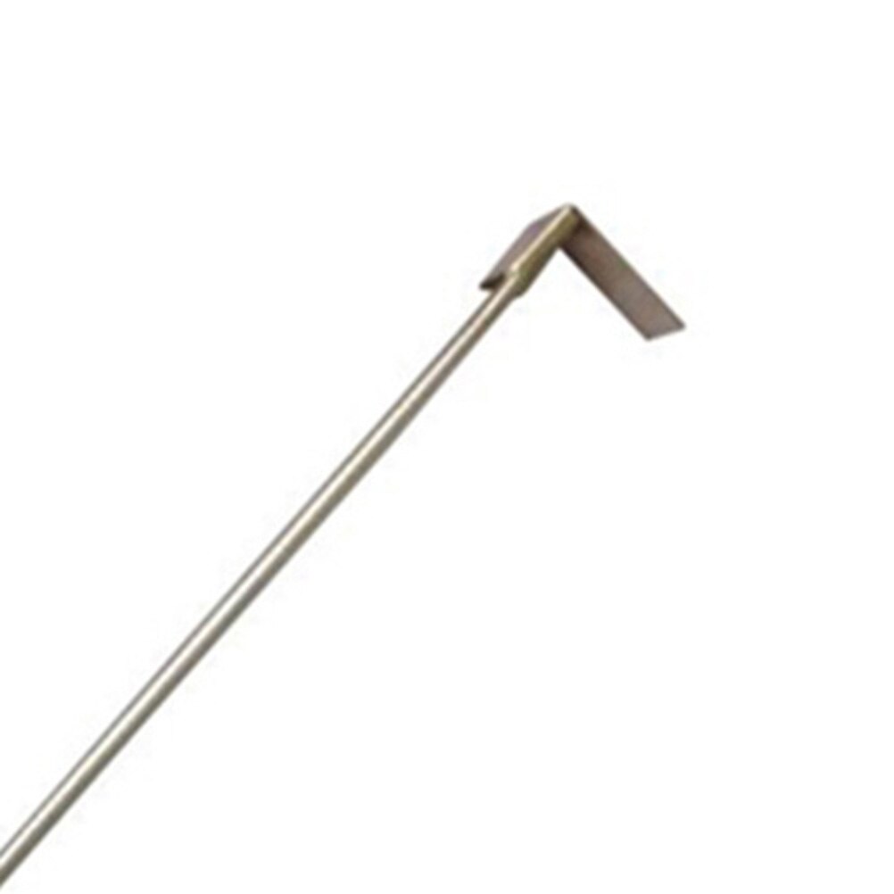 46cm Stainless Steel Charcoal Ash Rake BBQ Ash Tool Rake Poker for Kamado Joe Charcoal Smoker Wood Burning Stove Silver A50