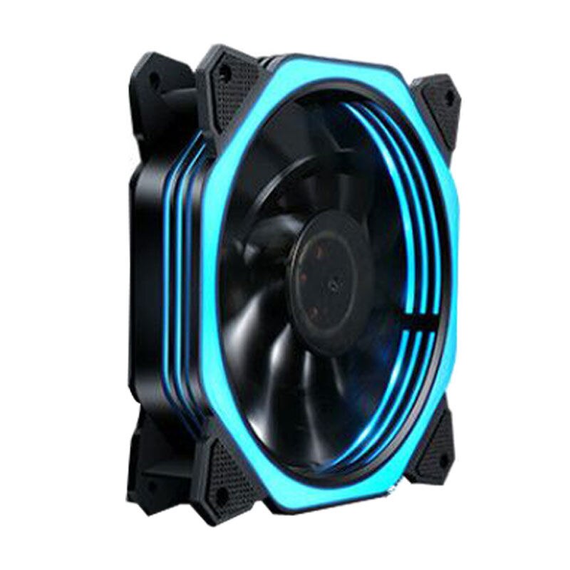 Computer Host LED Glow Blower Computer Modification Repair Parts Tool Cooling Fan Heat Sink Accessories Blower 12x12cm THB5169