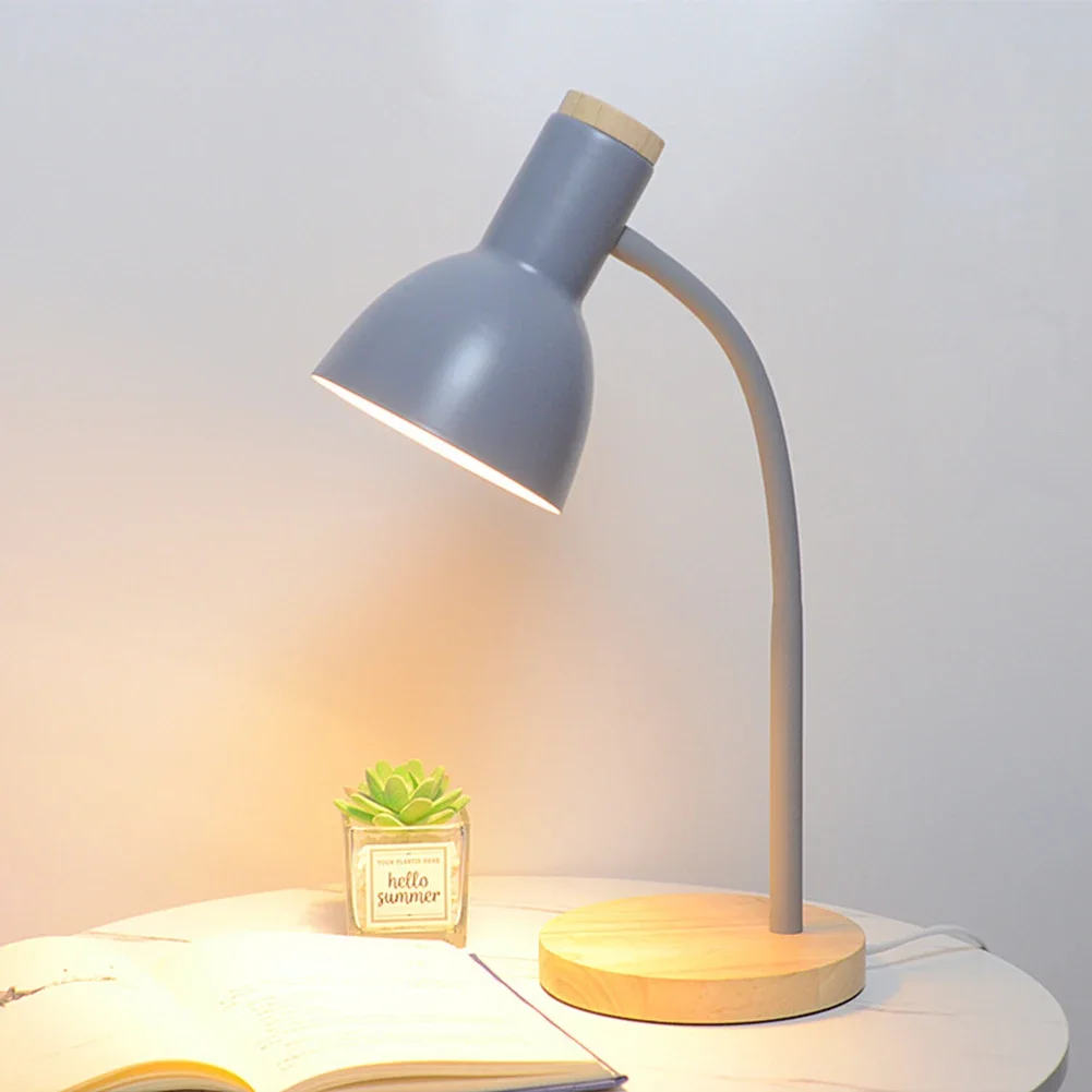Lampada da scrivania nordica pieghevole a LED in ferro artistico creativo in legno Protezione per gli occhi Lampada da tavolo da lettura Soggiorno Camera da letto Decorazioni per la casa: 16-20W / Oro