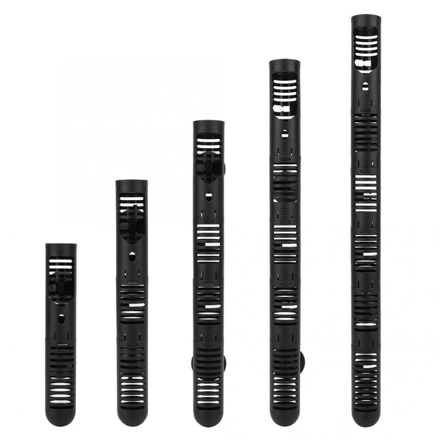 Aquarium Fish Tank Heater Protective Case Detachable Thermostatic Heating Rod Cover w/ Suction Cups Fish Tank Aquarium Accessory