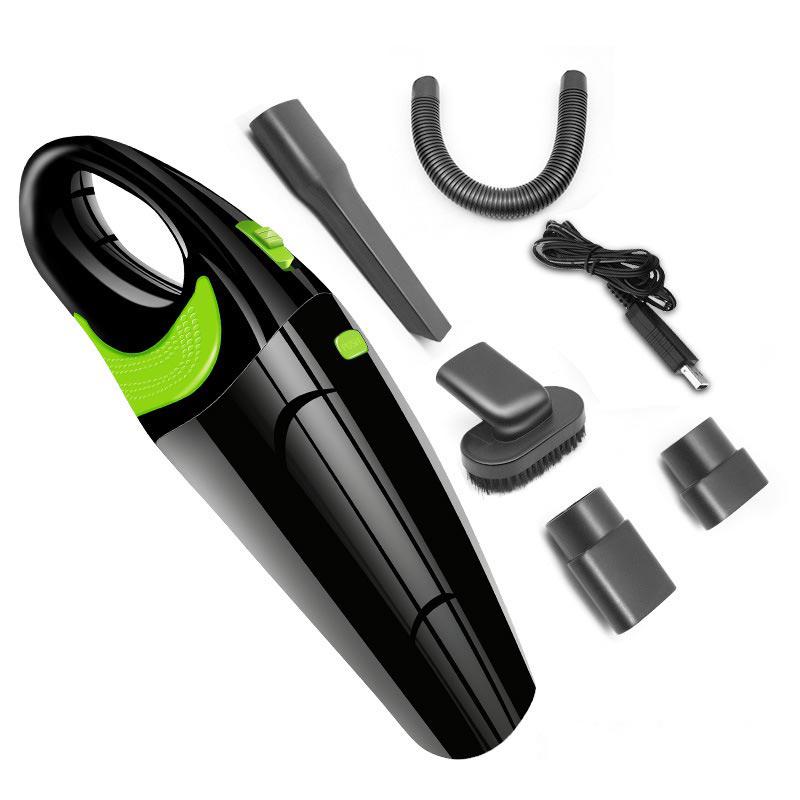 Powerful Wireless USB Charging Car Vacuum Cleaner 120w Portable Handheld Vacuum Cleaner Wet/dry For Home Car Vacuum Cleaner: black