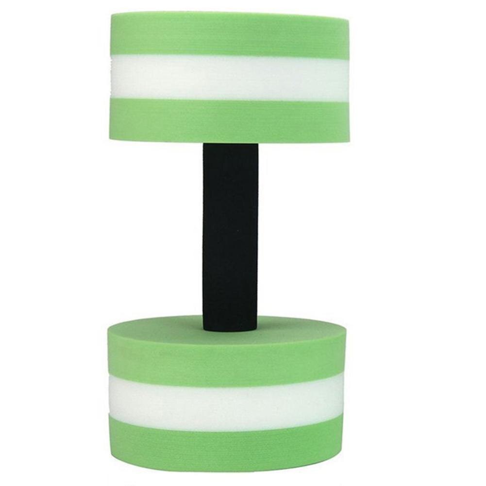 Diy água destacável aquáticas haltere eva barbell aquas fitness natação exercício acessório equipamentos de fitness: green