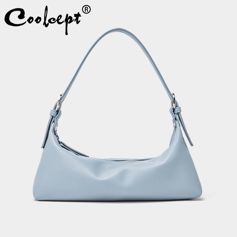 Coolcept Casual PU Leder Sling Handtasche Geldbörse Frauen Elegante Kette Schulter Umhängetasche Beliebte Einfache Weibliche Täglich Tasche