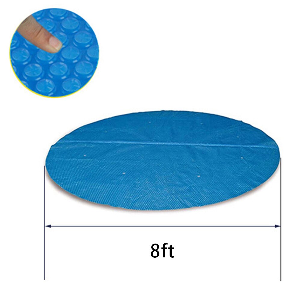 Round Pool Cover Solar Protector for Home Above Ground Protection Swimming Pool Summer N66: Light Yellow