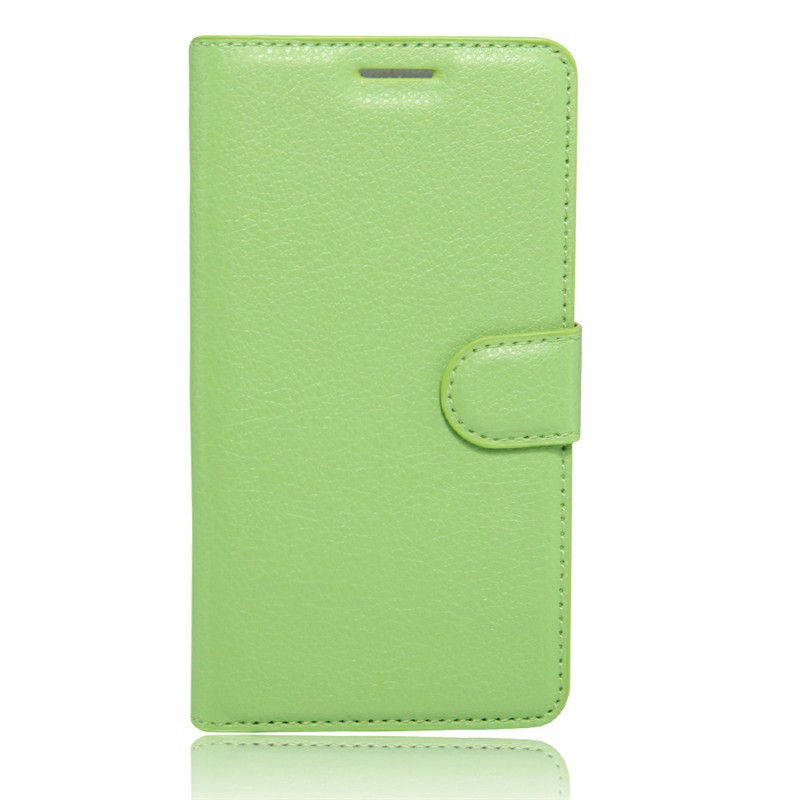 Para Huawei Honor 5C cartera caso cubierta del cuero del tirón PARA EL Huawei Honor 5 C 5C 5,2 TPU Shell Euro teléfono caso las cocas: No Fingerprint Hole / Green