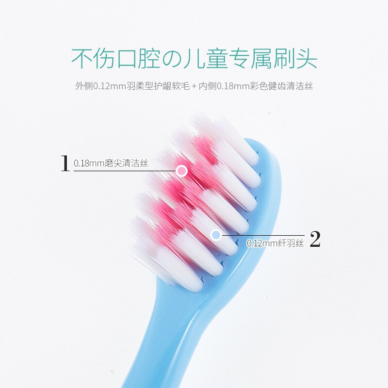 Children Cute Toothbrush Child Protection Tooth Rainbow Toothbrush Colorful Toothbrush Toothbrush Toy Toothbrush for Kids