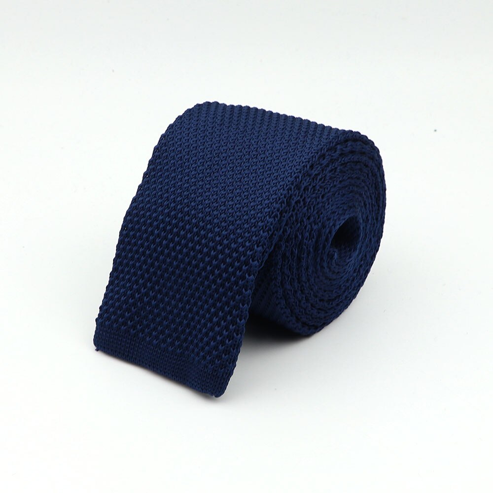 Corbata de punto para hombre, corbatas finas de tejido liso y colorido, estilo clásico, a la , para ocio