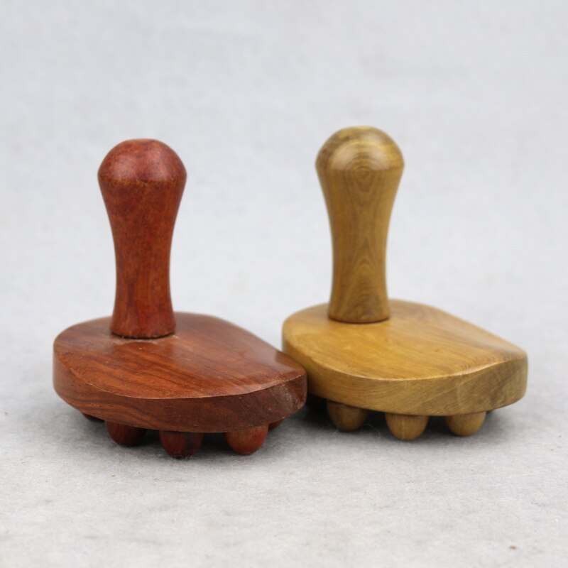 Meridiaan Yoga Stok Body Massager Maag Terug Taille Nek Been Massage Stok Houten Roller Massage Hamer