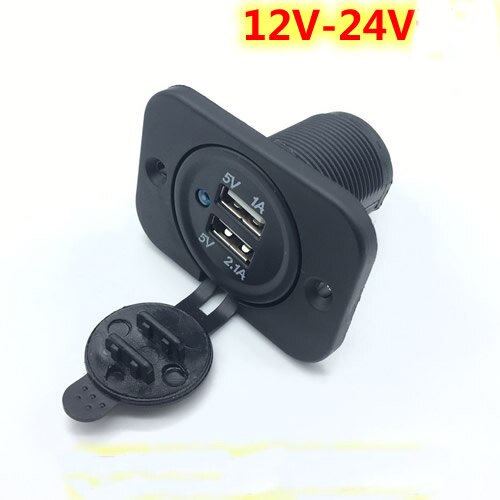 1 Uds. Enchufe de fuente de Carga de coche madre de alta potencia para coche 12 V-24 V Accesorios de instalación modificados para la cabeza del enchufe del coche