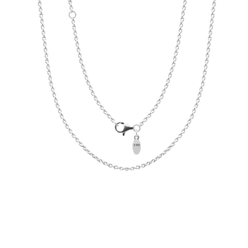 Ckk 925 sterling silver kunglig nyckel hänge berlock passar original armband halsband kvinnor gör-det-själv smycken bijoux femme: Länkkedja 45
