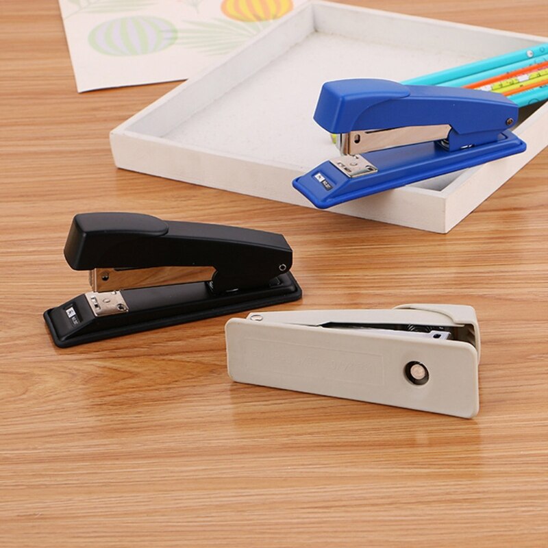 Metal Effortless Heavy Duty Stapler Paper Book Binding Stapling Machine Labor Saving School Office Supplies Stationery
