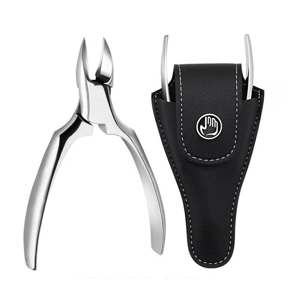 nail clippers fingernail clippers toe nail clippers toe nail clipper thick nail nail clippers thick nail tool: Black leather case