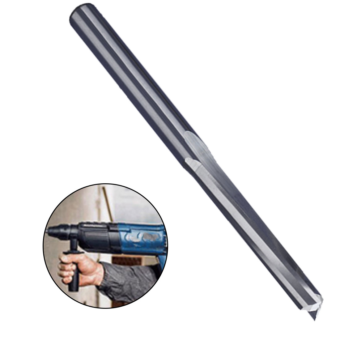 Double-edged straight slot milling cutter 4/6mm Bits for Cutting CNC machine tool 2 Flute Milling Cutter Tungsten Carbide