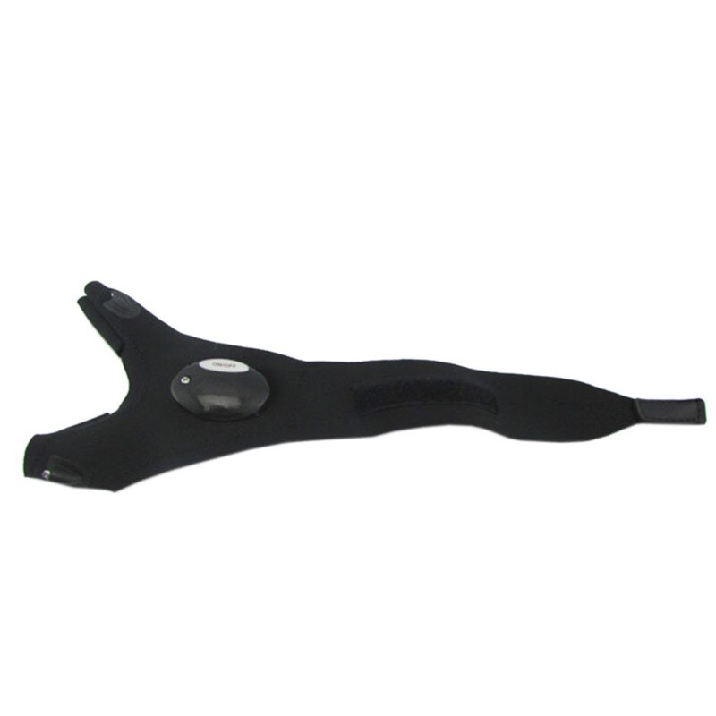1 pièces LED lampe de poche extérieure pêche gants demi-doigt gants avec lumière éclairage nuit pêche sauvage Camping gauche main droite
