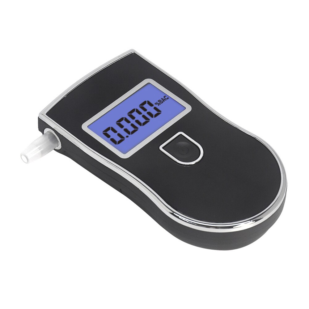 Police Alcohol Tester Digital Breathalyzer LCD Display Breath Analyzer Portable Alcohol Detector Gadgets Drive Safety