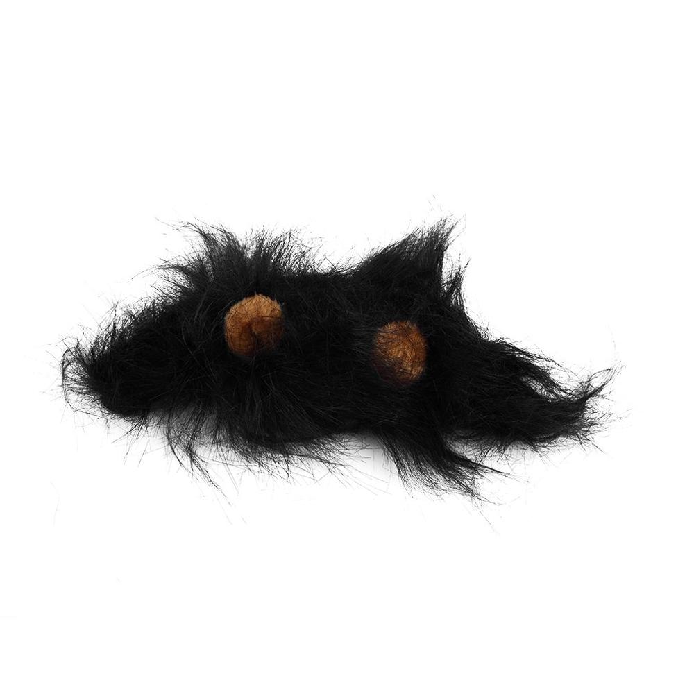 Chien de compagnie Costume Lions cheveux crinière oreilles perruque pour chat Halloween fête de noël habiller Costume avec oreille vêtements pour animaux de compagnie chat déguisement: Default Title