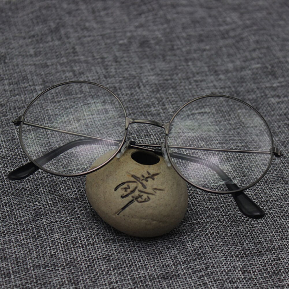 Gafas redondas clásicas de estilo clásico Unisex, anteojos de lectura con montura de Metal dorado, Estilo Vintage, diarios