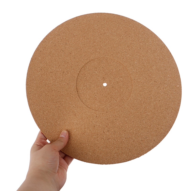Kurken lp slipmat 2mm dikke antistatische slipmatten voor 12 inch lp vinylplaten