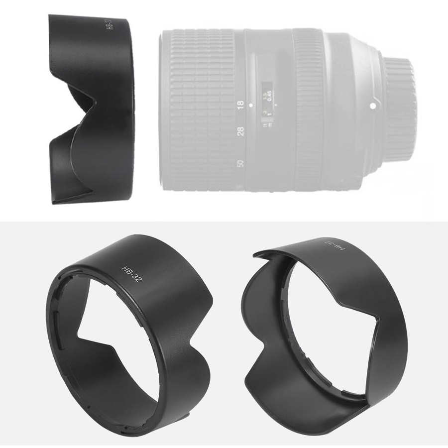 Pièce de pare-soleil en plastique pour caméra hb-32, support pour objectif s DX 18-70mm 18-135mm