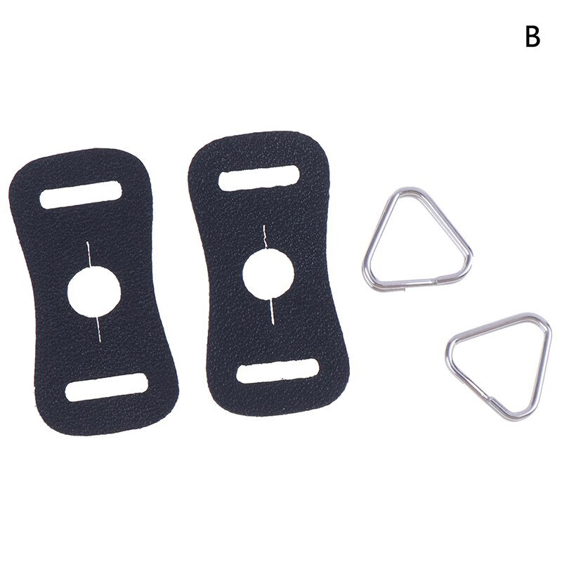 5 sett beskyttelsesdeksel kamera stropp triangel delt ringe krok: B