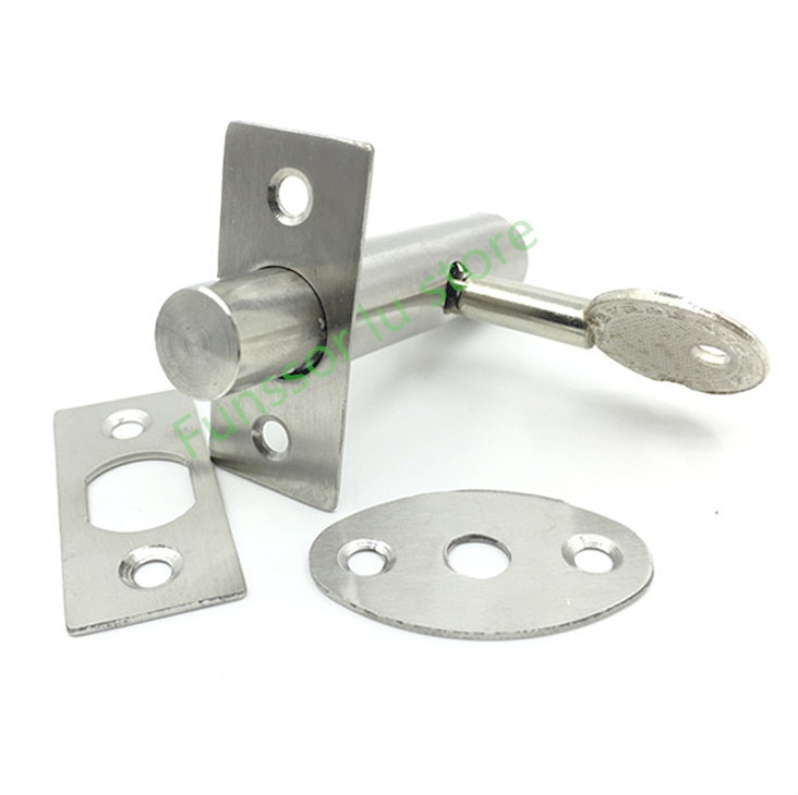 Stainless steel pipe well lock,Concealed door, lock Pipe/Fire door/ Escape/Aisle/Invisible lock,door hardware