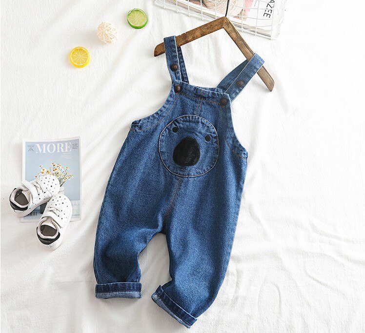Jeans d'automne pour bébés garçons 75-100cm | Tenue denim pour bébés filles, de dessin animé,