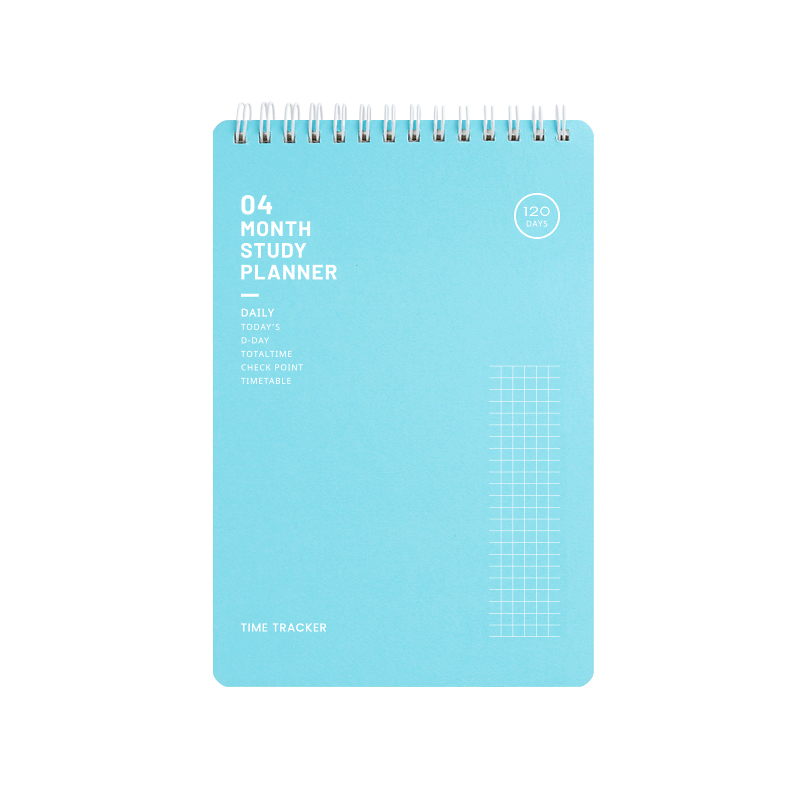 Study Planner Daily Planner 4 Month Student Planner Organizer Notebook Timetable Time Tracker 120 Day Planner Portable Schedule: Pink