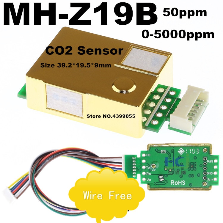 MH-Z19B MH-Z19 CO2 kooldioxide gas sensor