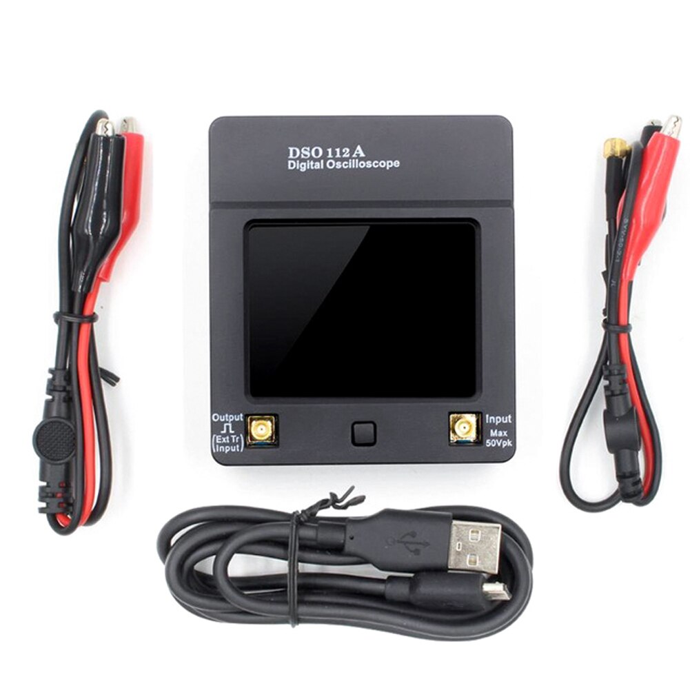 Handheld Mini Portable Digital Oscilloscope 30M 2031H Handheld Bandwidth 200MSps Sampling Rate with P6100 Oscilloscope Probe: DSO112A