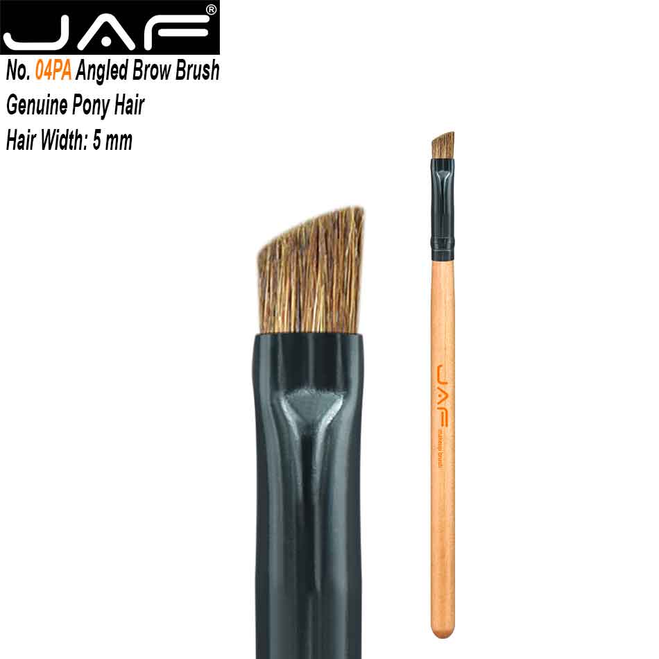 Cepillo de cejas en ángulo JAF, cepillo de cejas biselado, pincel delineador de ojos de Gel para maquillaje de ojos 04SBYA: 2 pieces 04PA-N
